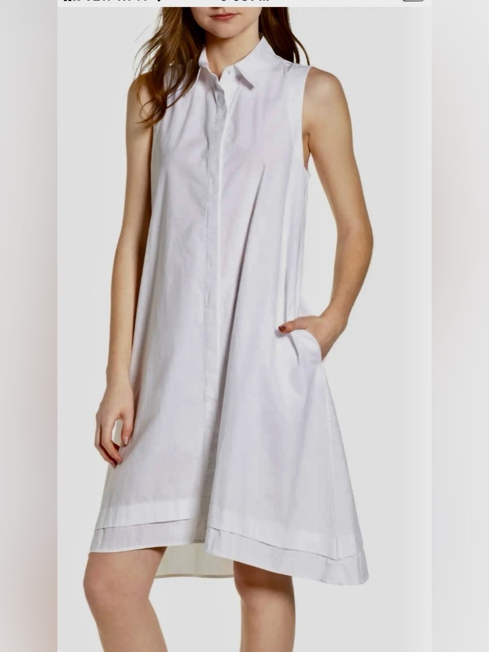 NWT AG White clover shirt dress Size Medium